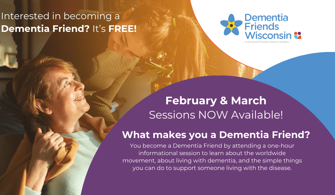 February & March Dementia Friends Sessions
